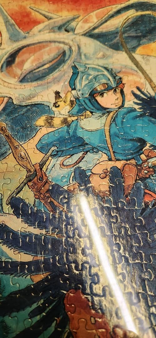 風の谷のナウシカ　廃盤限定品　美品　　　　　　　パズル(王蟲の脱殻の前で)