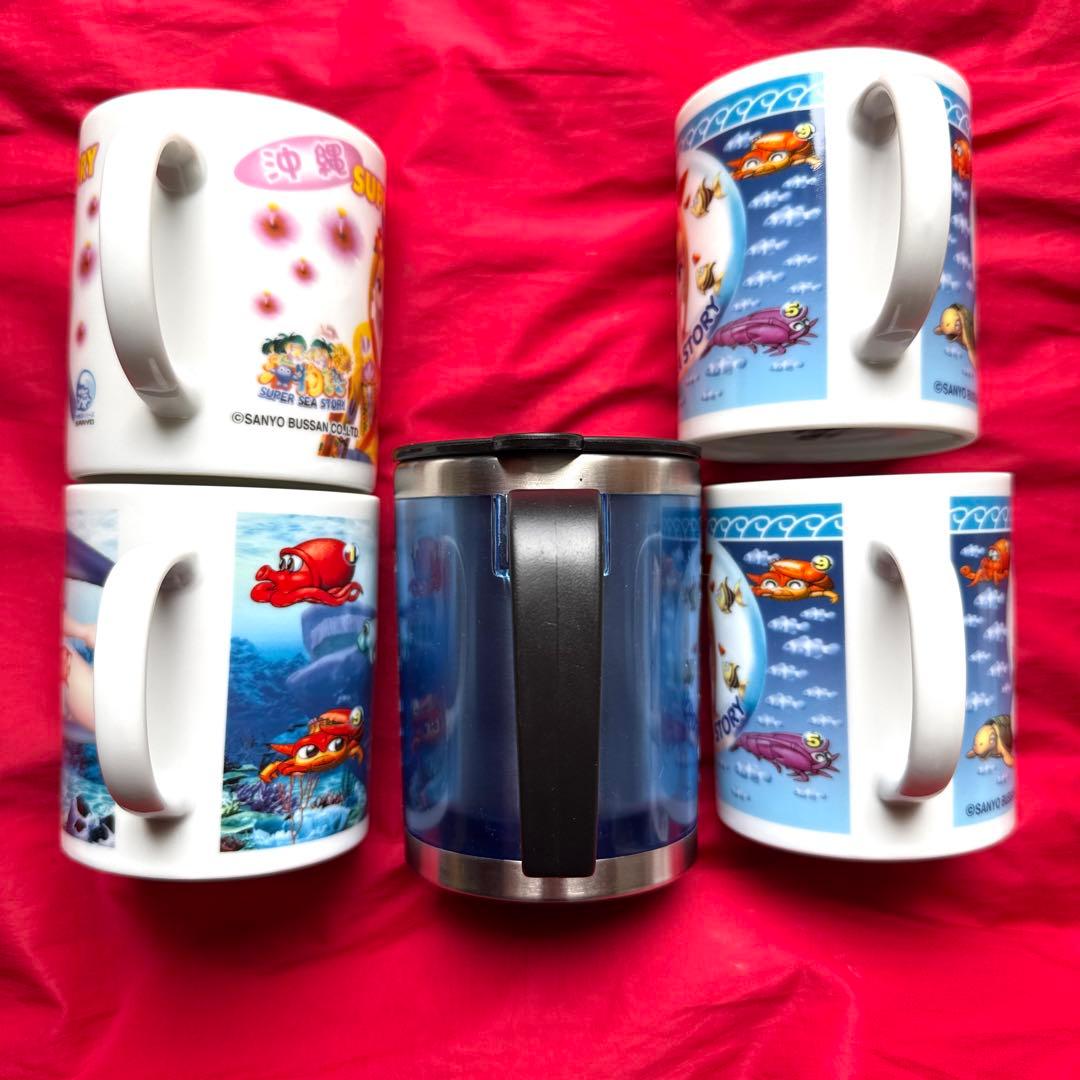 海物語 マグカップ マリンちゃん パチンコ 海物語 マグ 未使用 5個セット