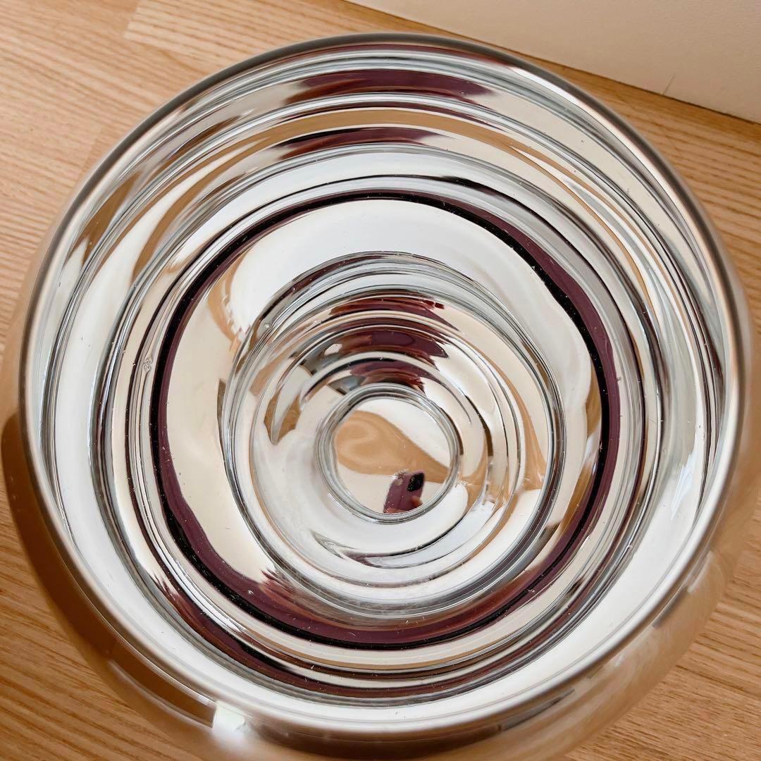 360° ビュー装飾ミラー ガラスキャンディディッシュデスクミラー シルバー