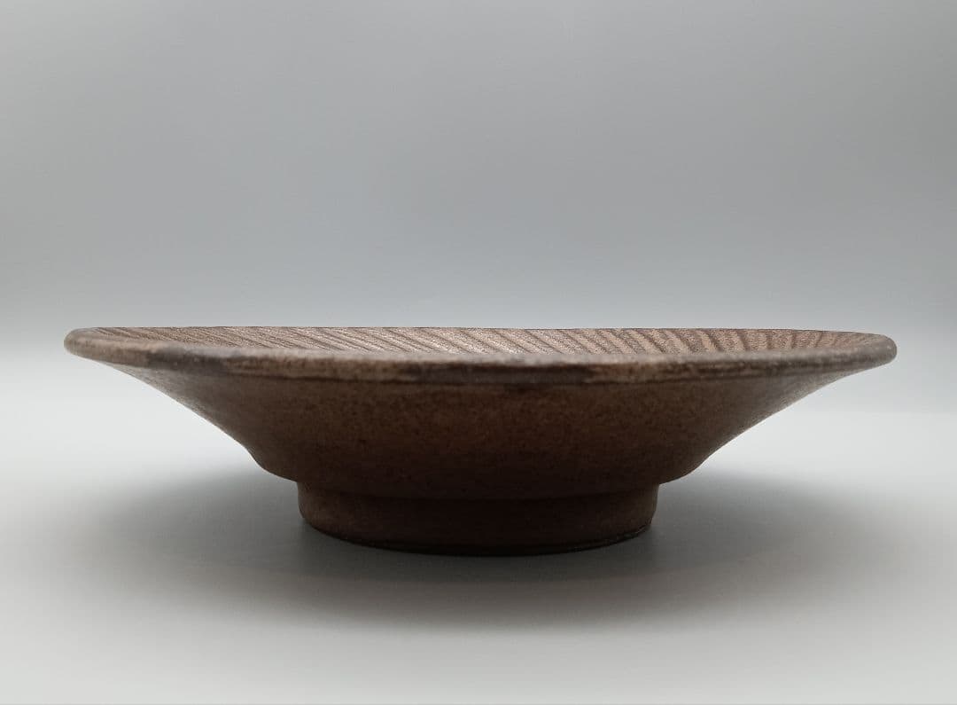 小澤基晴 ぐるぐる ブロンズ プレート 23.6cm