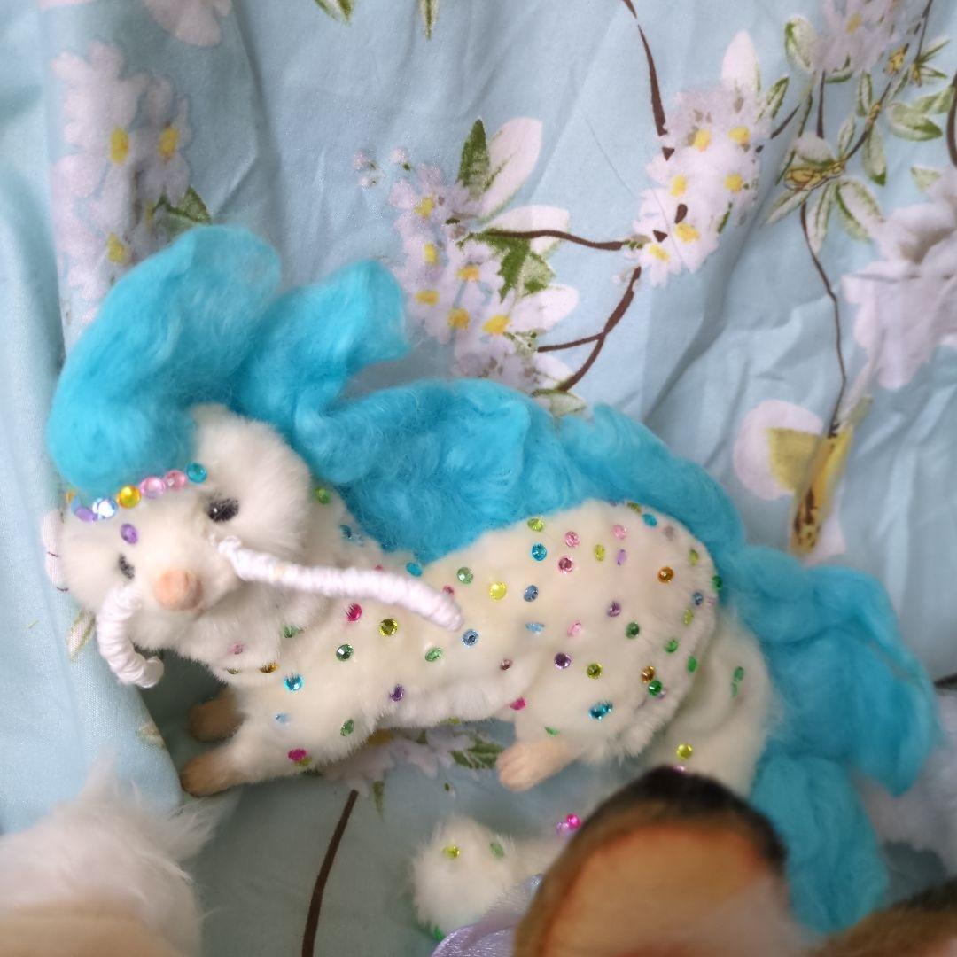 アートドール 創作人形 犬 作家 ぬいぐるみ ハンドメイド ハンドメイド