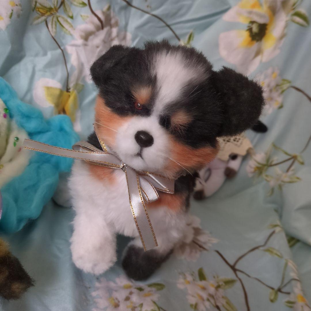 アートドール 創作人形 犬 作家 ぬいぐるみ ハンドメイド ハンドメイド