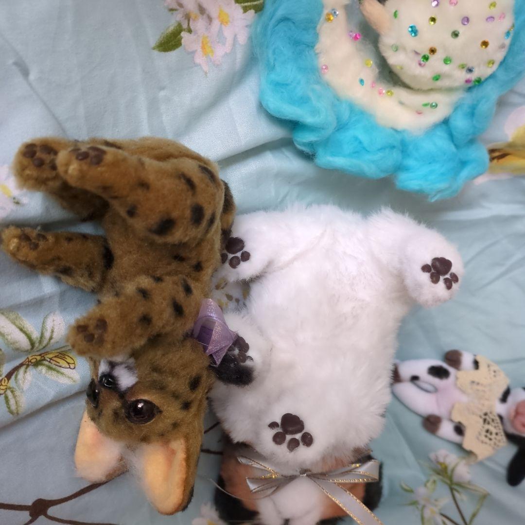 アートドール 創作人形 犬 作家 ぬいぐるみ ハンドメイド ハンドメイド