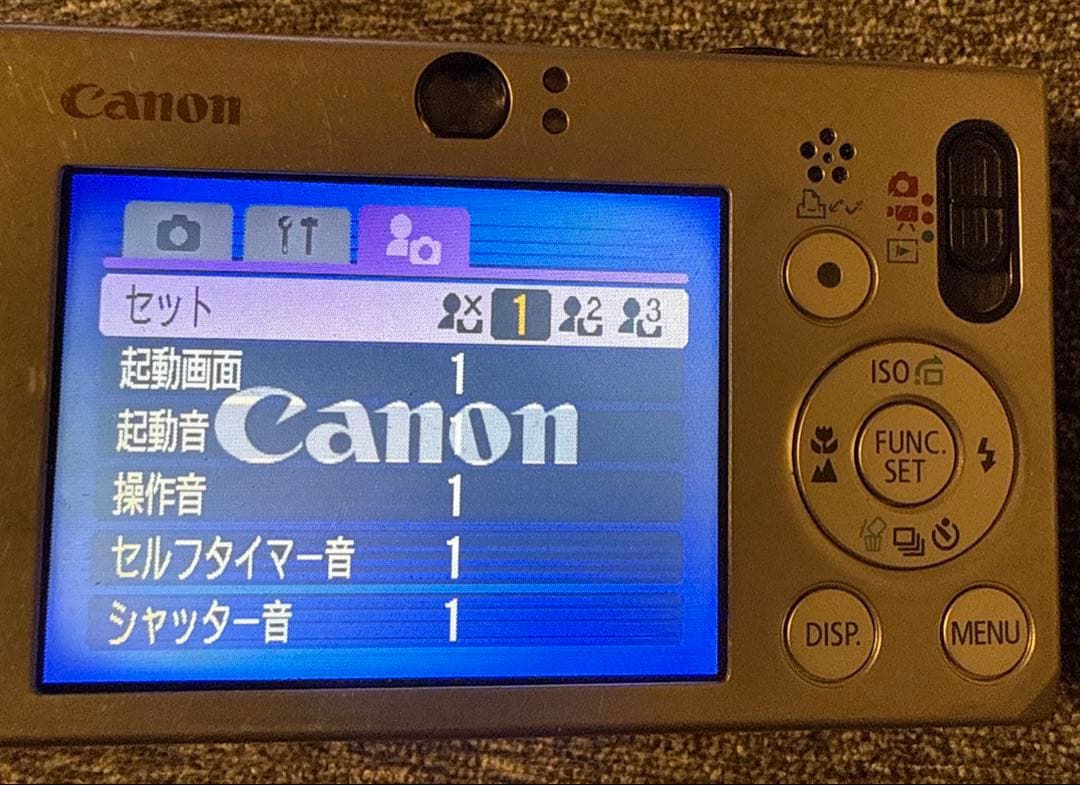 ★ジャンク★　CANON　IXY デジタルカメラ 純正バッテリー充電器付属