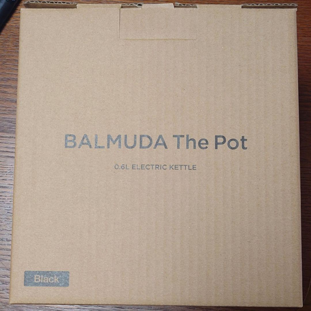 BALMUDA The pot バルミューダ　ポット　電気ケトル　ブラック　黒