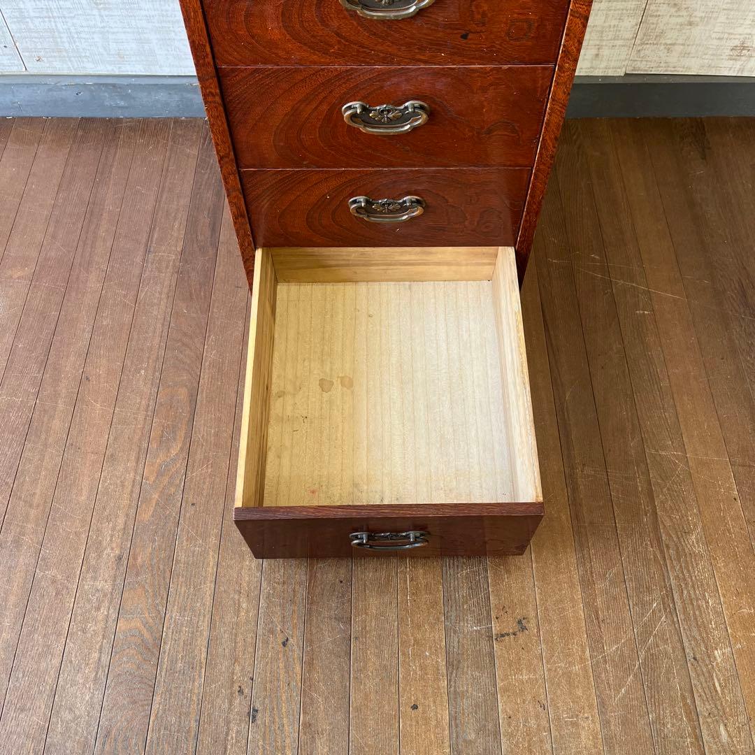 【アンティーク】昭和レトロ 木製 7杯 収納箪笥 小物和箪笥 チェスト 古家具
