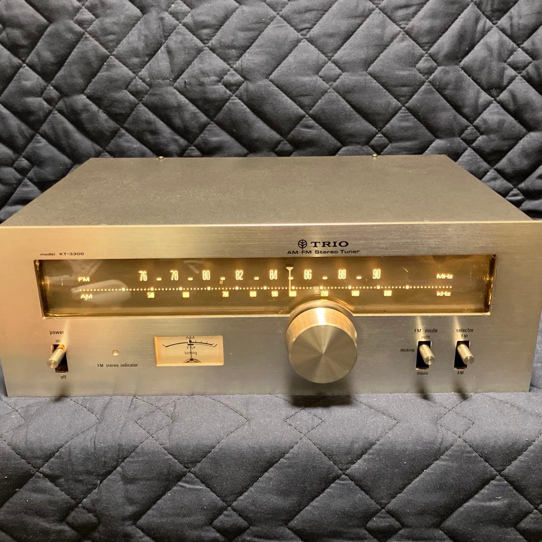 【如月価格】《完動品トリオ　KT3300 AM-FM ステレオチューナ