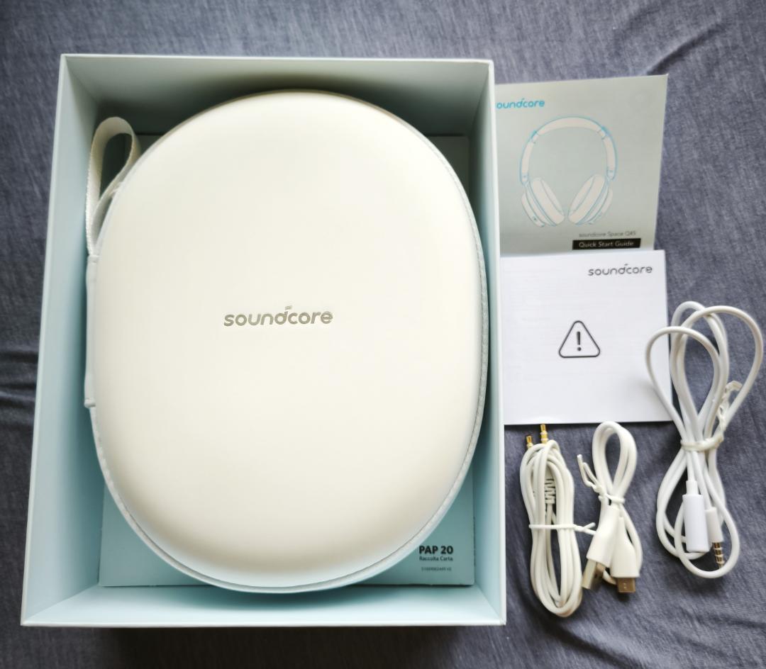 Soundcore Space Q45 ヘッドフォン ホワイト