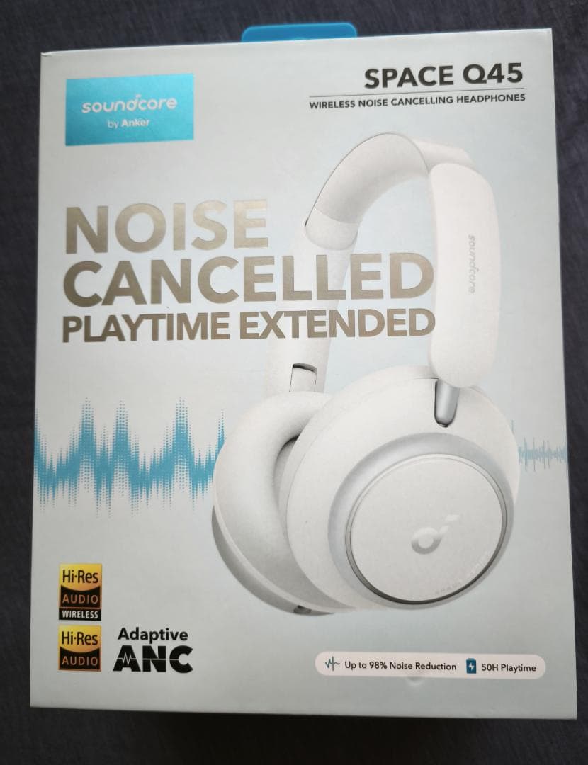 Soundcore Space Q45 ヘッドフォン ホワイト