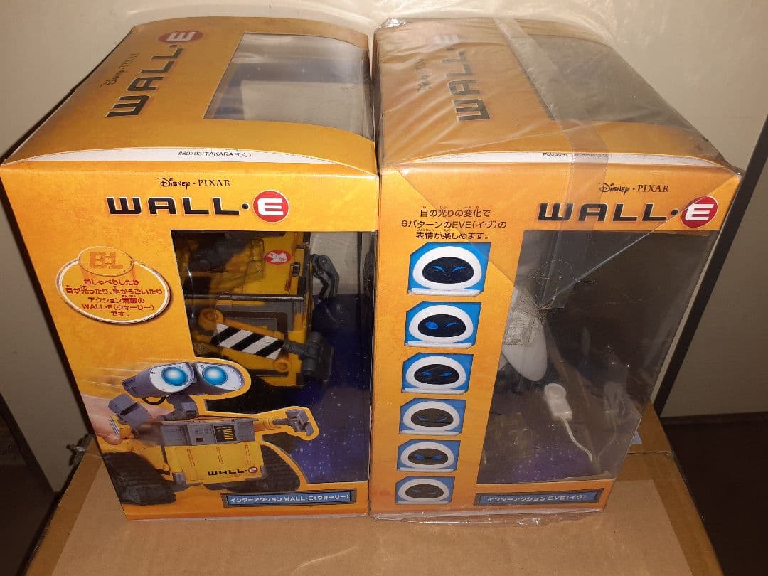 WALL-E ウォーリー　イヴ　インターアクション　２体セット　未開封
