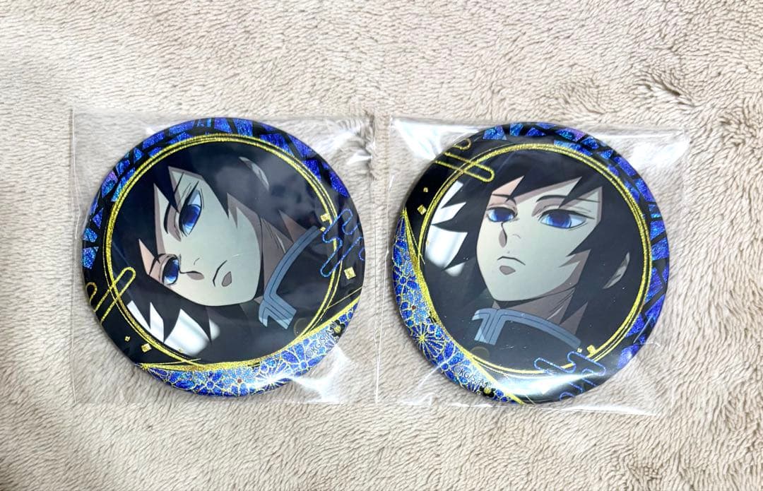 鬼滅の刃　冨岡義勇　缶バッジ　純喫茶　ufotable 6点　おまけ付き