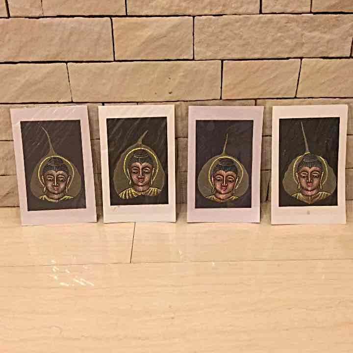 ネパール菩提樹の葉アート