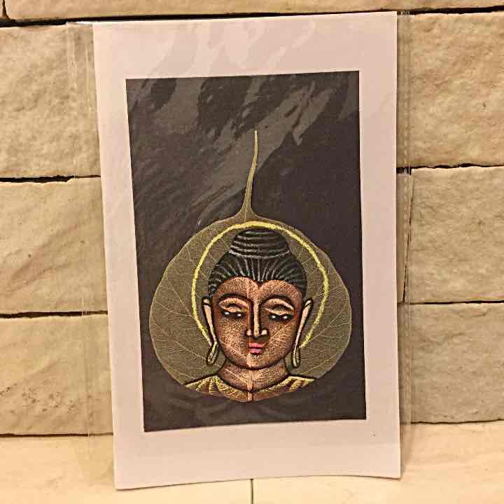 ネパール菩提樹の葉アート