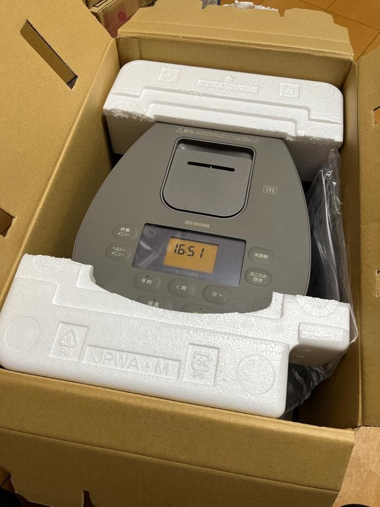 炊飯器 アイリスオーヤマ RC-IL50-T 5.5号 IH式 2023年製