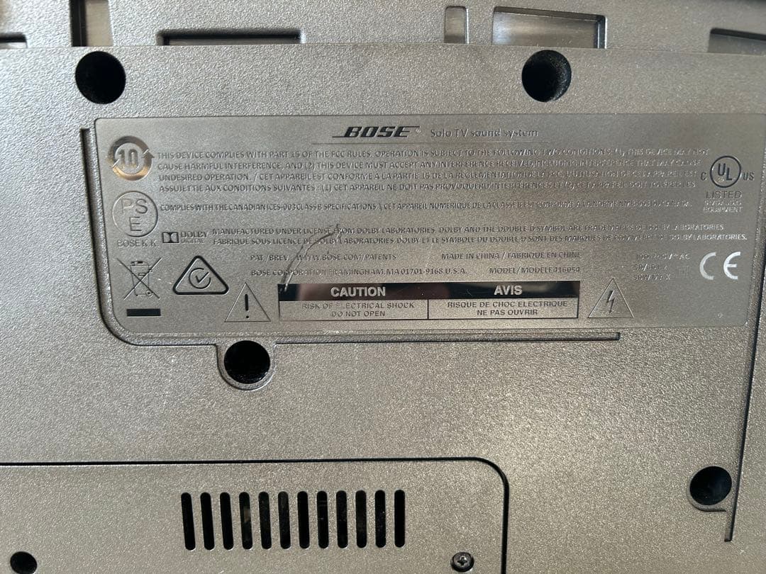 Bose solo 10 tv sound system テレビ スピーカー