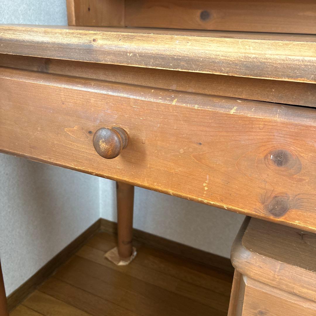 ハート型❤️カントリー調学習机