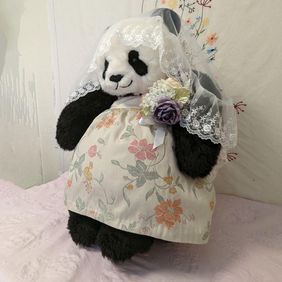 抱っこシャン♡ステキなガーデンウエディング♡野の花ジャカードベアトップドレス