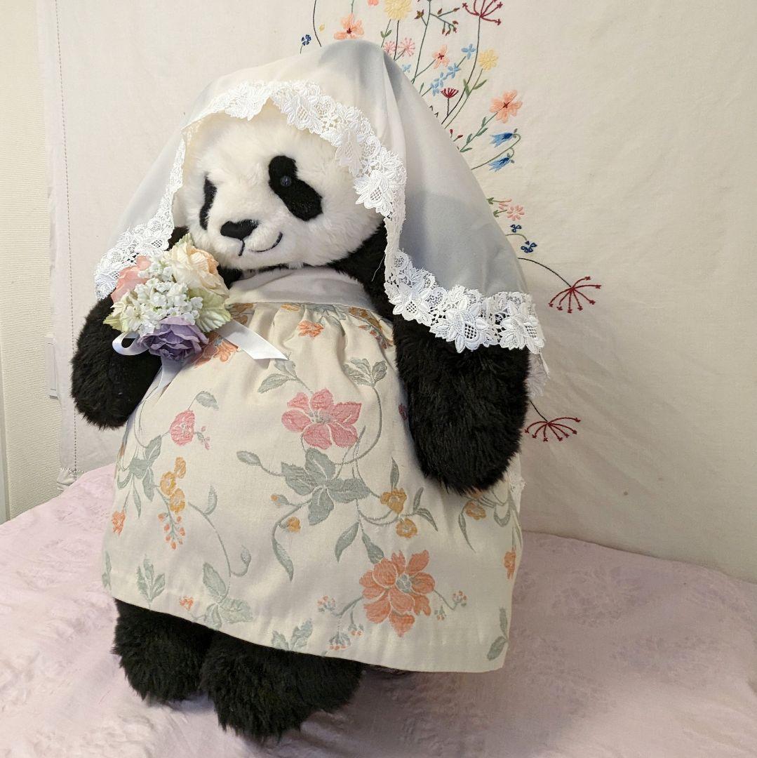 抱っこシャン♡ステキなガーデンウエディング♡野の花ジャカードベアトップドレス