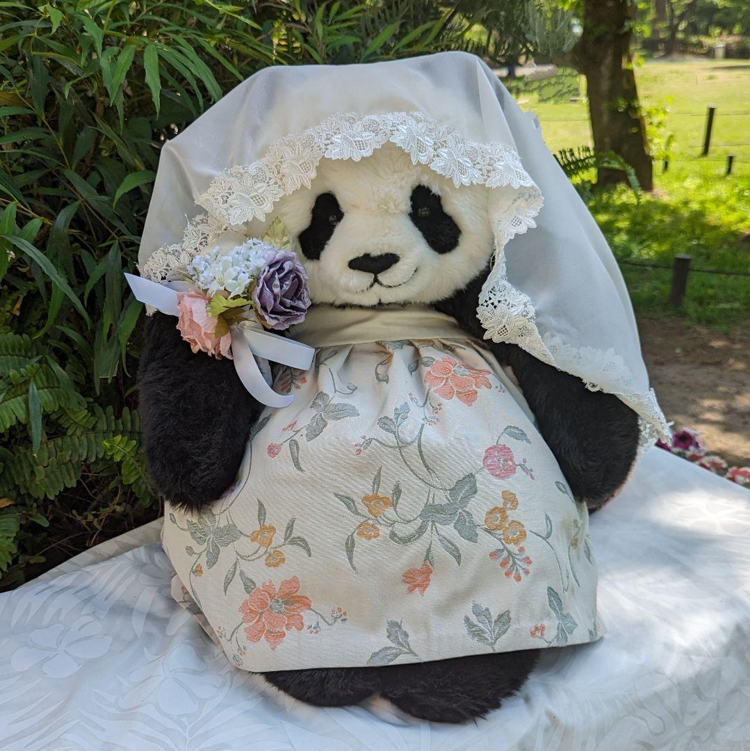 抱っこシャン♡ステキなガーデンウエディング♡野の花ジャカードベアトップドレス