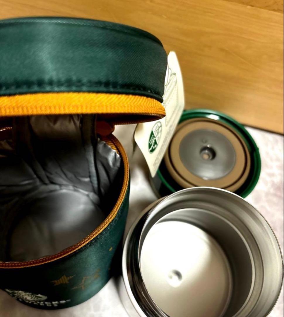 STARBUCKS THERMOS コラボ　フードジャー　保冷弁当箱　スタバ　A