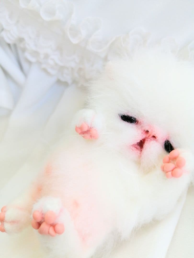 おしゃぶり♡お腹ぽっこり♡子猫ちゃん♡アートドール♡ぬいぐるみ♡スタイ♡