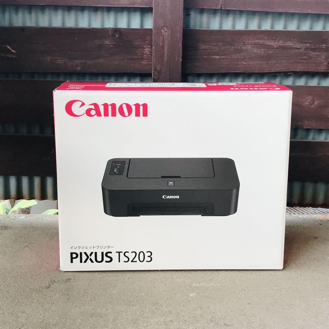 TS203 インク付きインクジェットプリンターCANON 本体 新品 UA81
