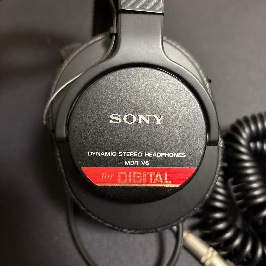 【廃盤】‎SONY MDR-V6 モニターヘッドホン 有線