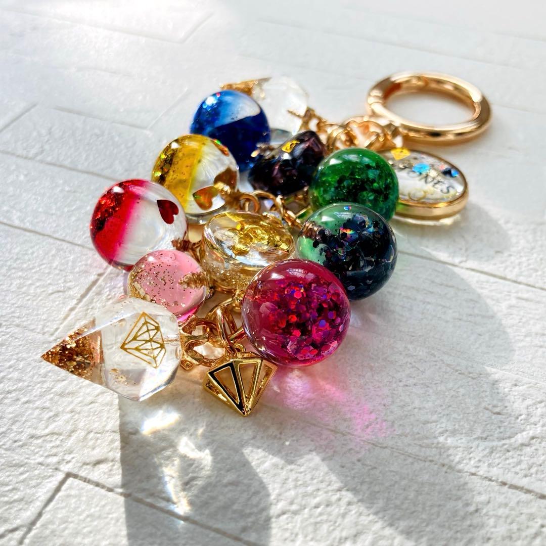 ニンニページ　SixTONES名入れレジンキーホルダー3点