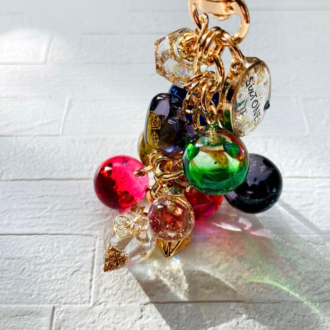 ニンニページ　SixTONES名入れレジンキーホルダー3点