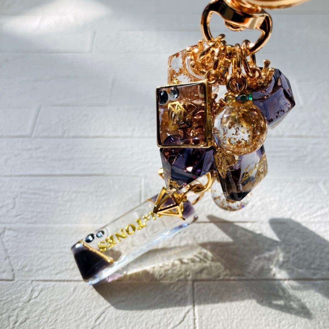 ニンニページ　SixTONES名入れレジンキーホルダー3点