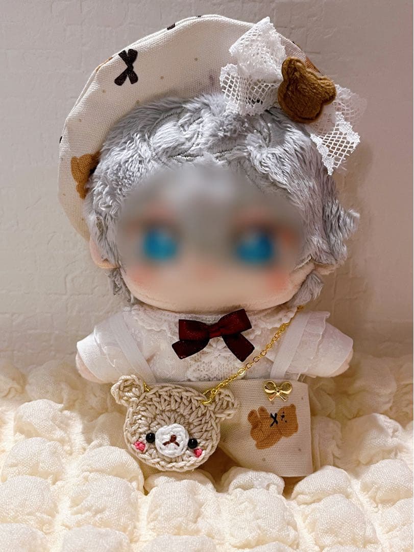 おまとめ2セット ぬい服 うさぎ くま ポシェット付きベレー帽セット4点