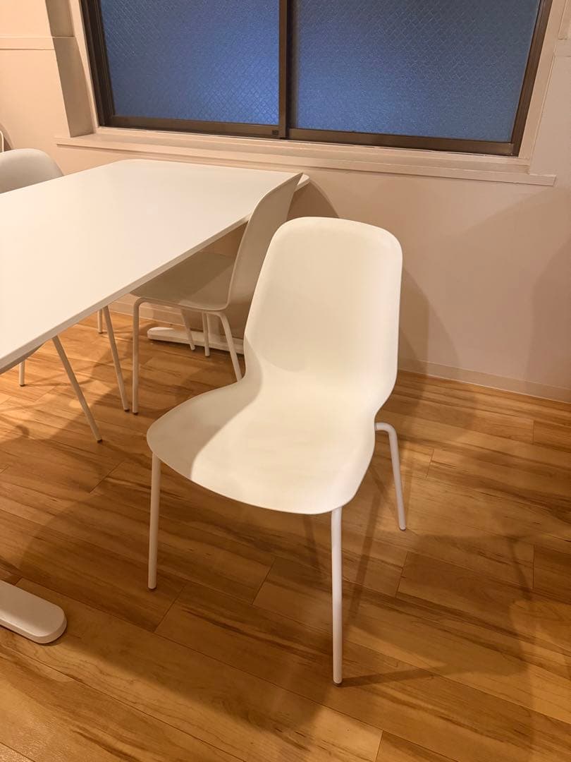 IKEAホワイト長方形デスク　テーブル