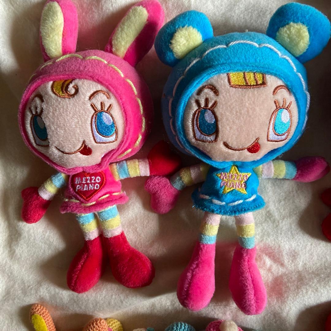 メゾピアノ　アミグルミ ぬいぐるみ 8体セット(1体はエンジェルはブルー)