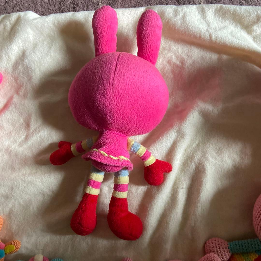 メゾピアノ　アミグルミ ぬいぐるみ 8体セット(1体はエンジェルはブルー)