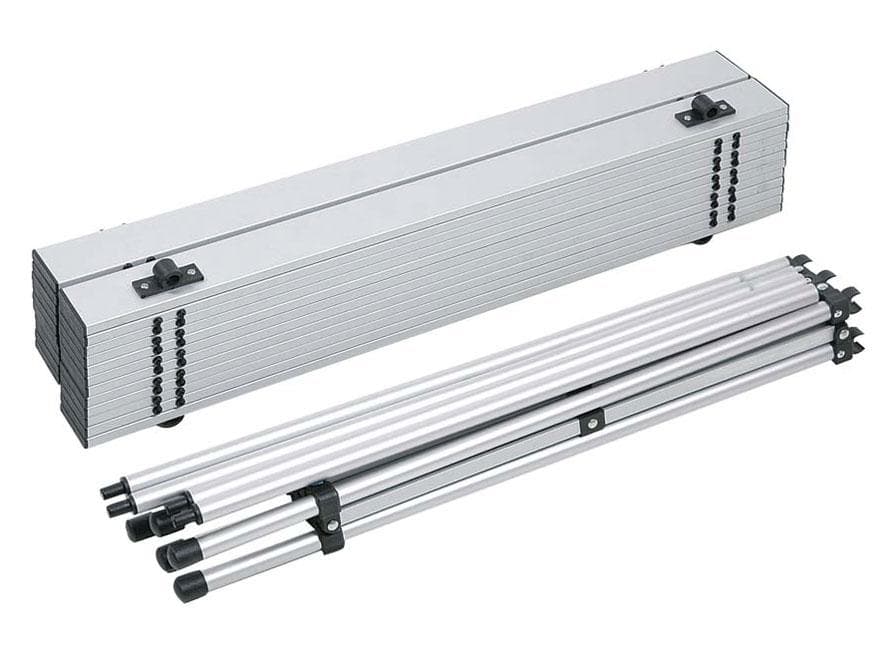 新品 CAPTAIN STAG 折りたたみアルミテーブル 収納バッグ付き