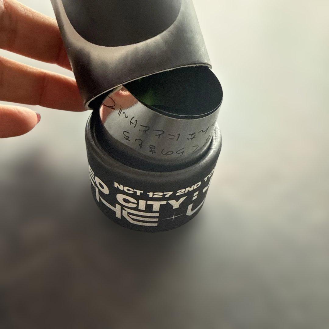 NCT127 直筆サインNEO CITY メッセージ銀テープおまけ