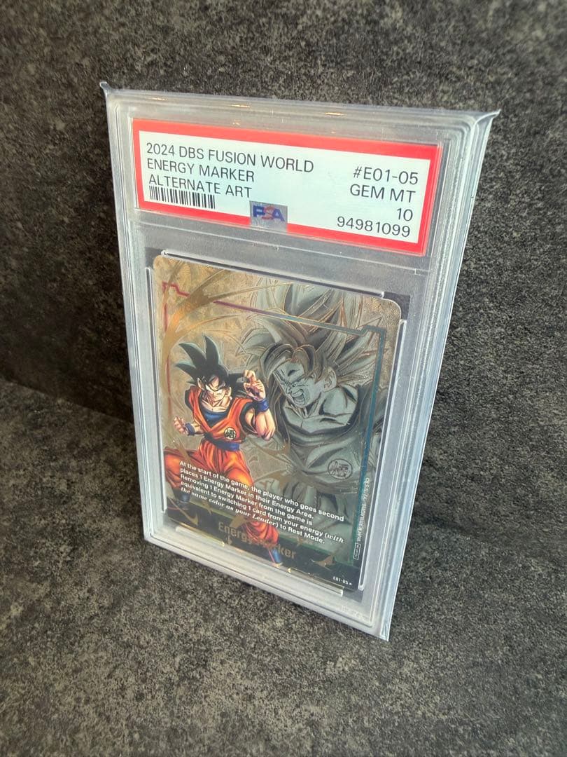 PSA10 孫悟空 エナジーマーカー ドラゴンボール　英語版