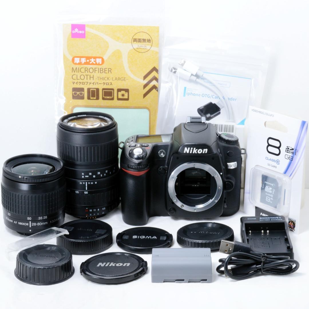 ⭐️良品⭐️Nikon ニコン D80 ダブルズームセット★ショット数12198