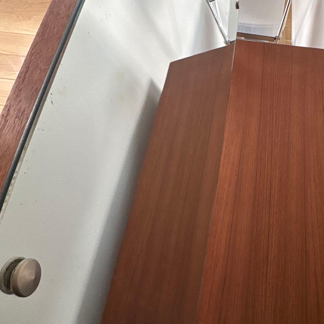 ドレッサー チーク×オーク材 幅79cm デンマーク製 北欧ビンテージ家具