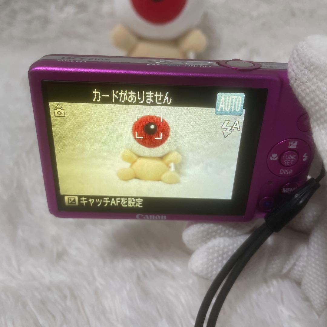 【美品】Canon IXY 210F ピンク コンパクトデジタルカメラ 動作⭕️