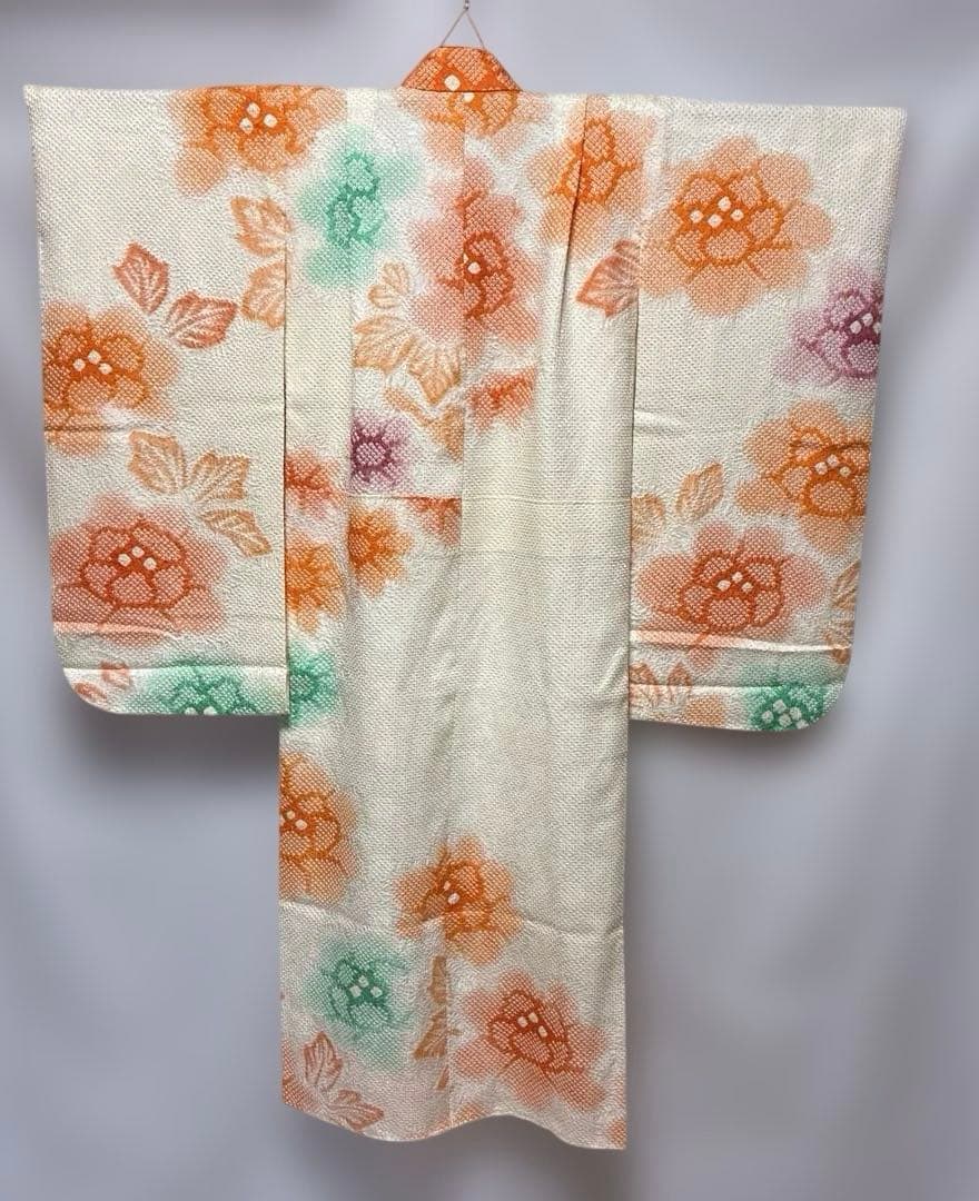 2-上　七五三　舞台衣装　和柄　正絹　13点　女の子　着物　7歳