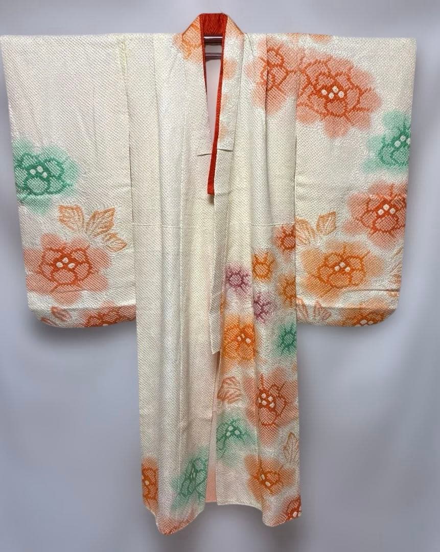 2-上　七五三　舞台衣装　和柄　正絹　13点　女の子　着物　7歳