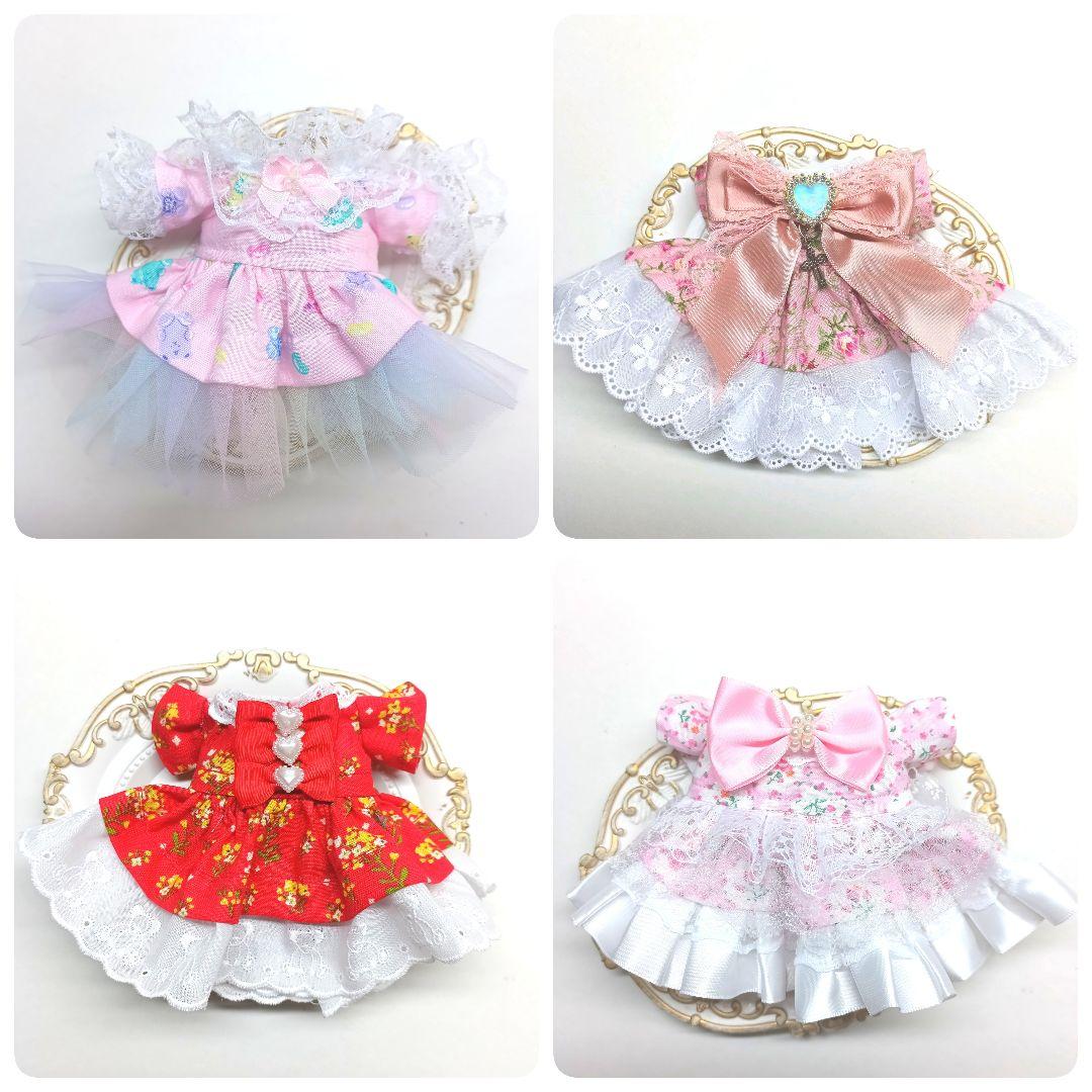 wawaちゃん15cm用ドレス4点セット