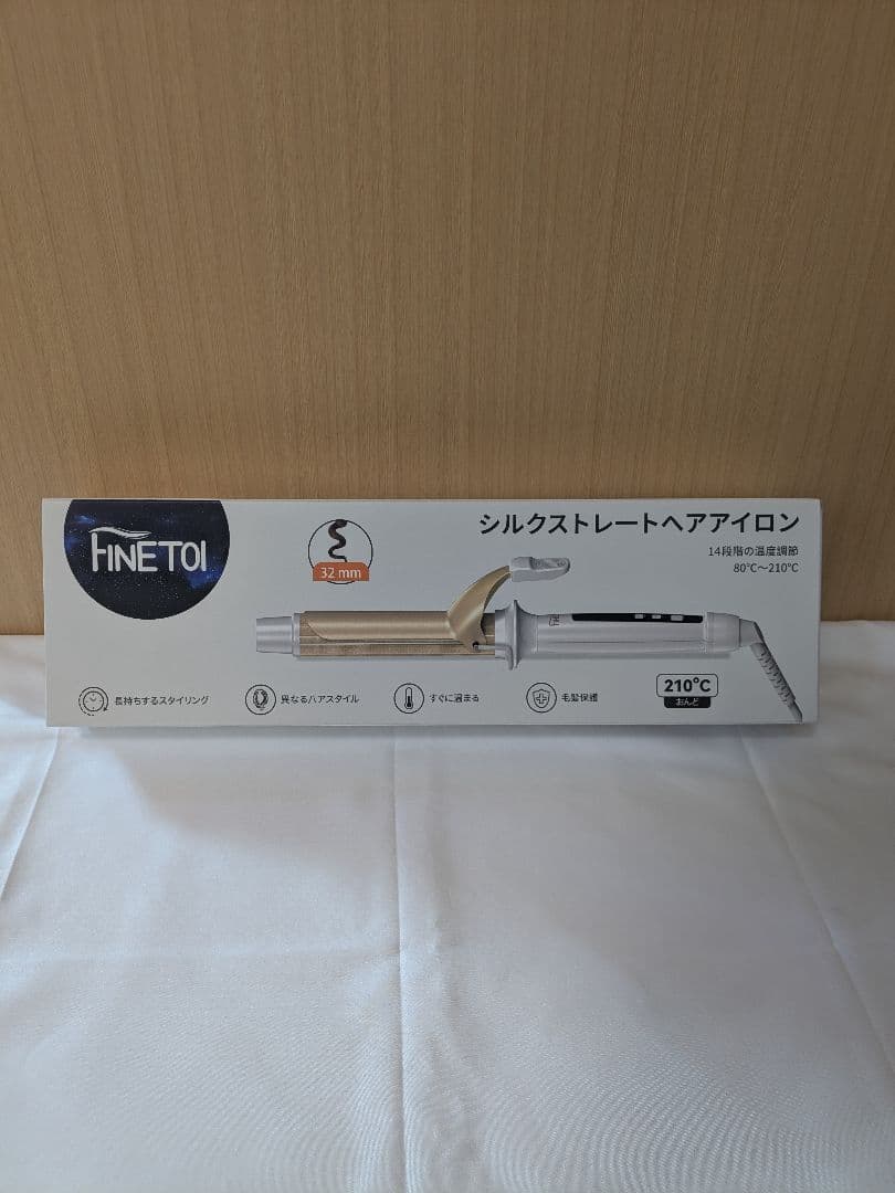 ★新品★コテ 32MM ヘアアイロン カールアイロン 80℃〜210℃調節可