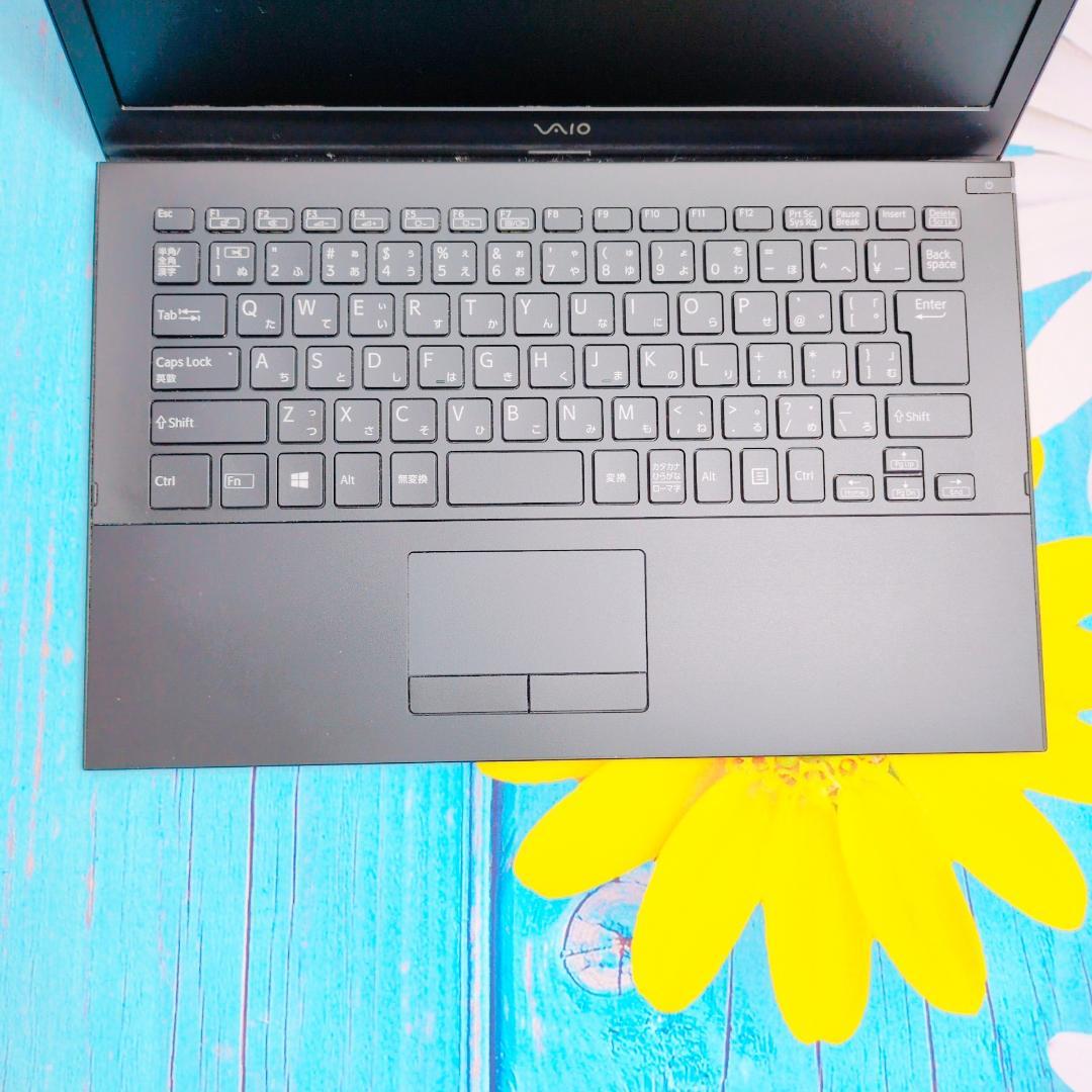 美品【VAIO】極薄軽量✨SSD/4GB✨Windows11✨初心者すぐ使える