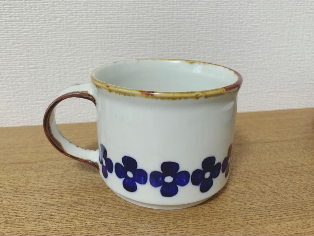 大塚温子さん　パンジー　マグカップ　プレート　未使用