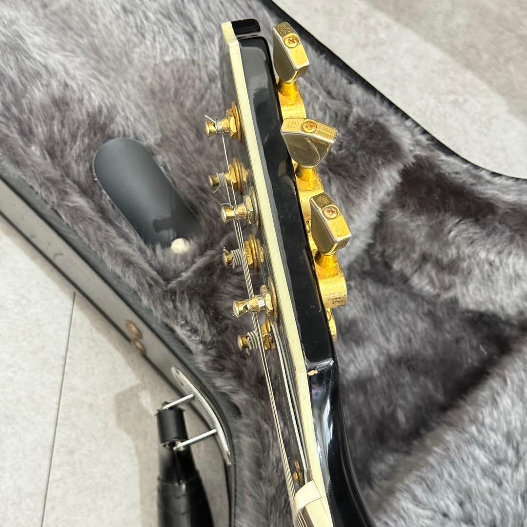 Epiphone Les Paul Custom エピフォン 黒 ハードケース付