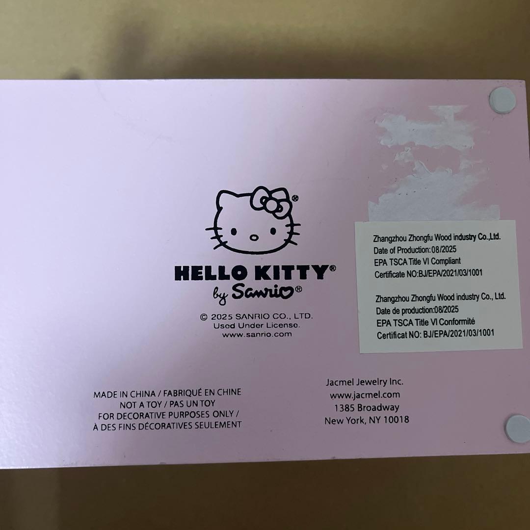 サンリオ ハローキティ キティちゃん 木製アクセサリーボックス