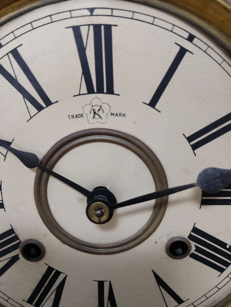 【昭和初期】名古屋商事 八角柱時計 振り子式 （不動品）