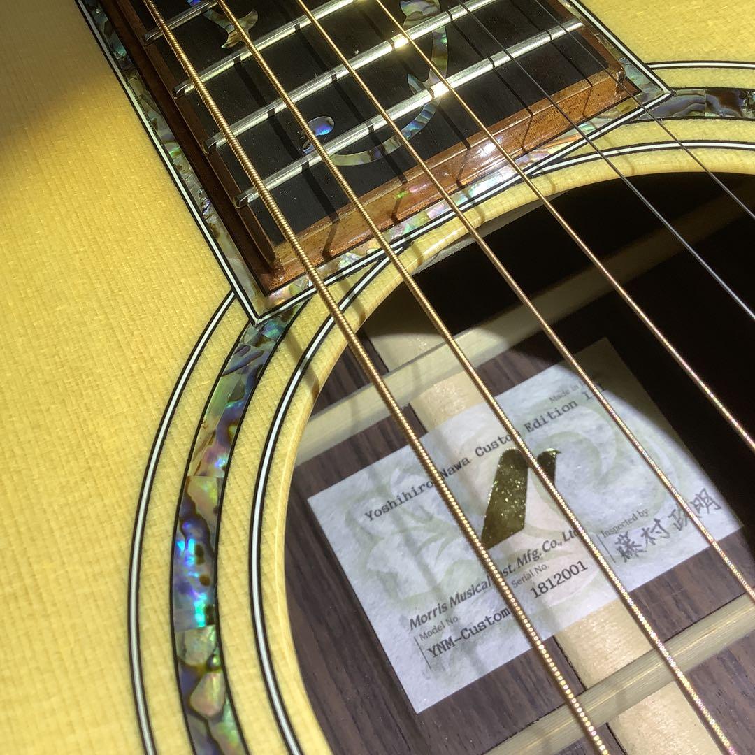 日本製　オール単板ギター　モーリス　YNM-CUSTOM モデルW ケース付き